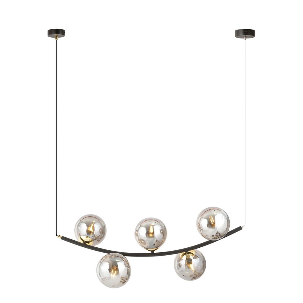 [1297/5] Ritz 5 Bl Grafit pendant lamp