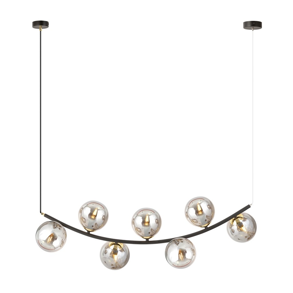 [1297/7] Lampe suspendue Ritz 7 Bl Grafit