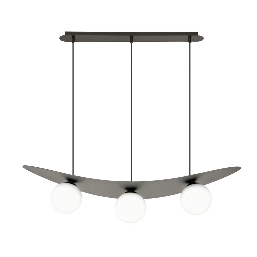 Aura 3 Bl Opal pendant lamp
