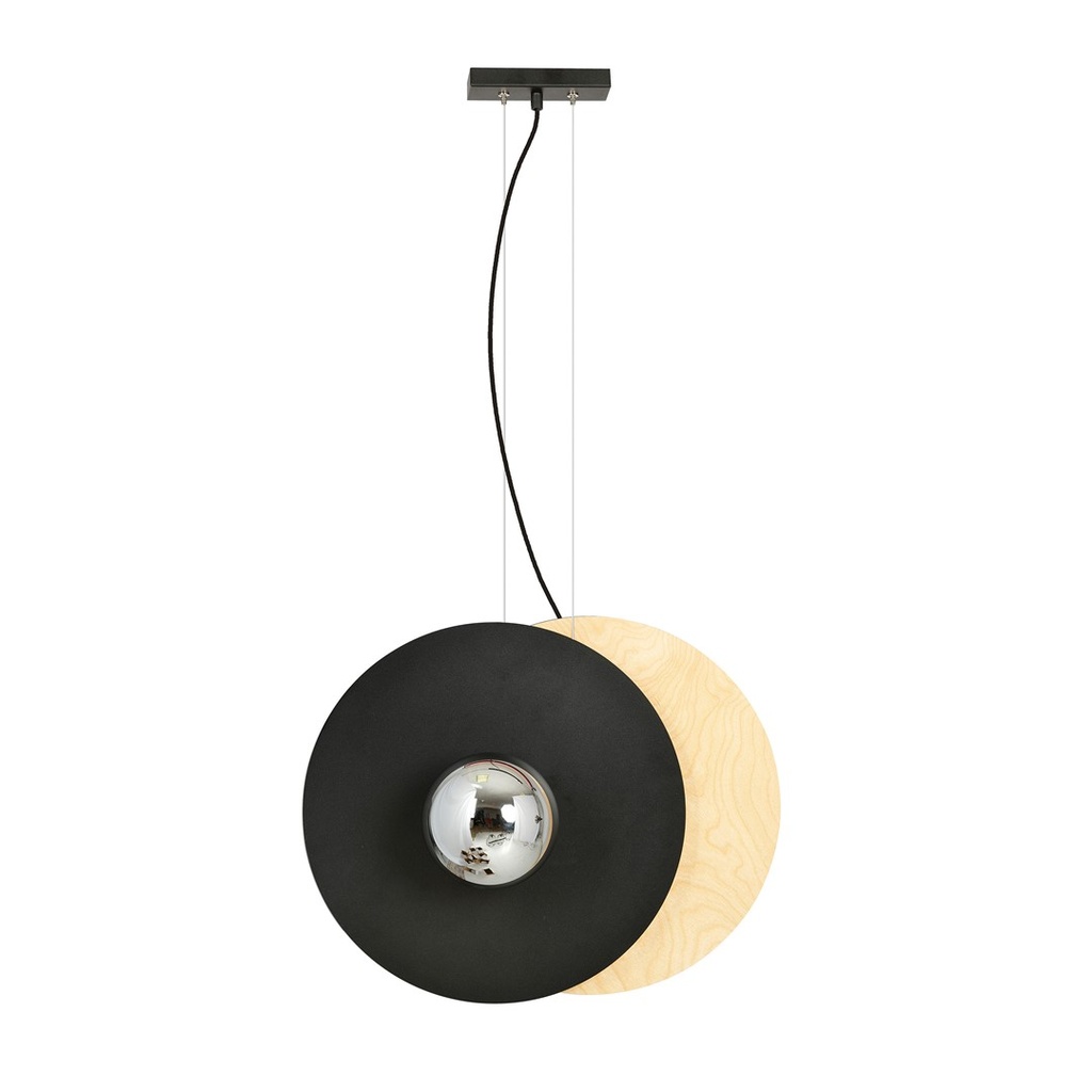 Lampe suspendue Soho 2 Bl Graphite