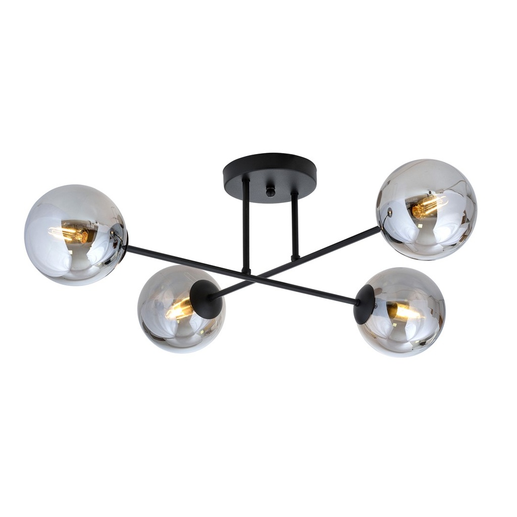 [1245/4] Roma 4 Bl Grafit ceiling lamp