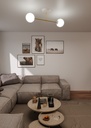 Magnum 2 Wh Opal ceiling lamp