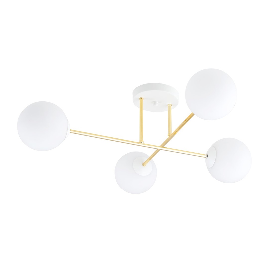[1234/4] Plafonnier Magnum 4 Wh Opale