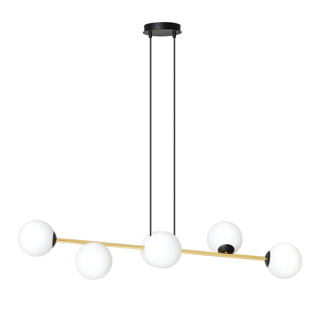 [1241/6] Gravity 6 Bl Opal Pendelleuchte