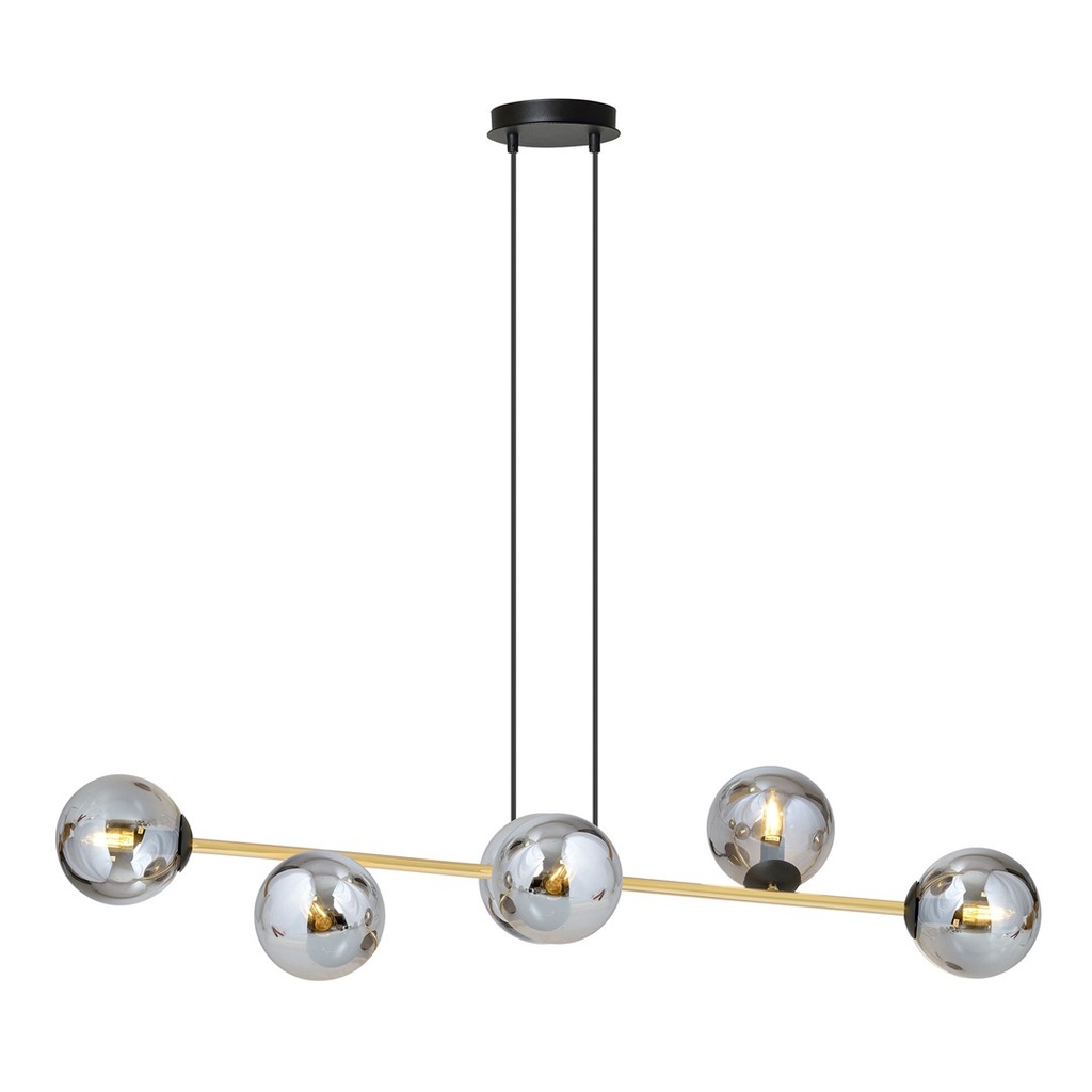 [1237/6] Gravity 6 Bl Grafit Pendelleuchte