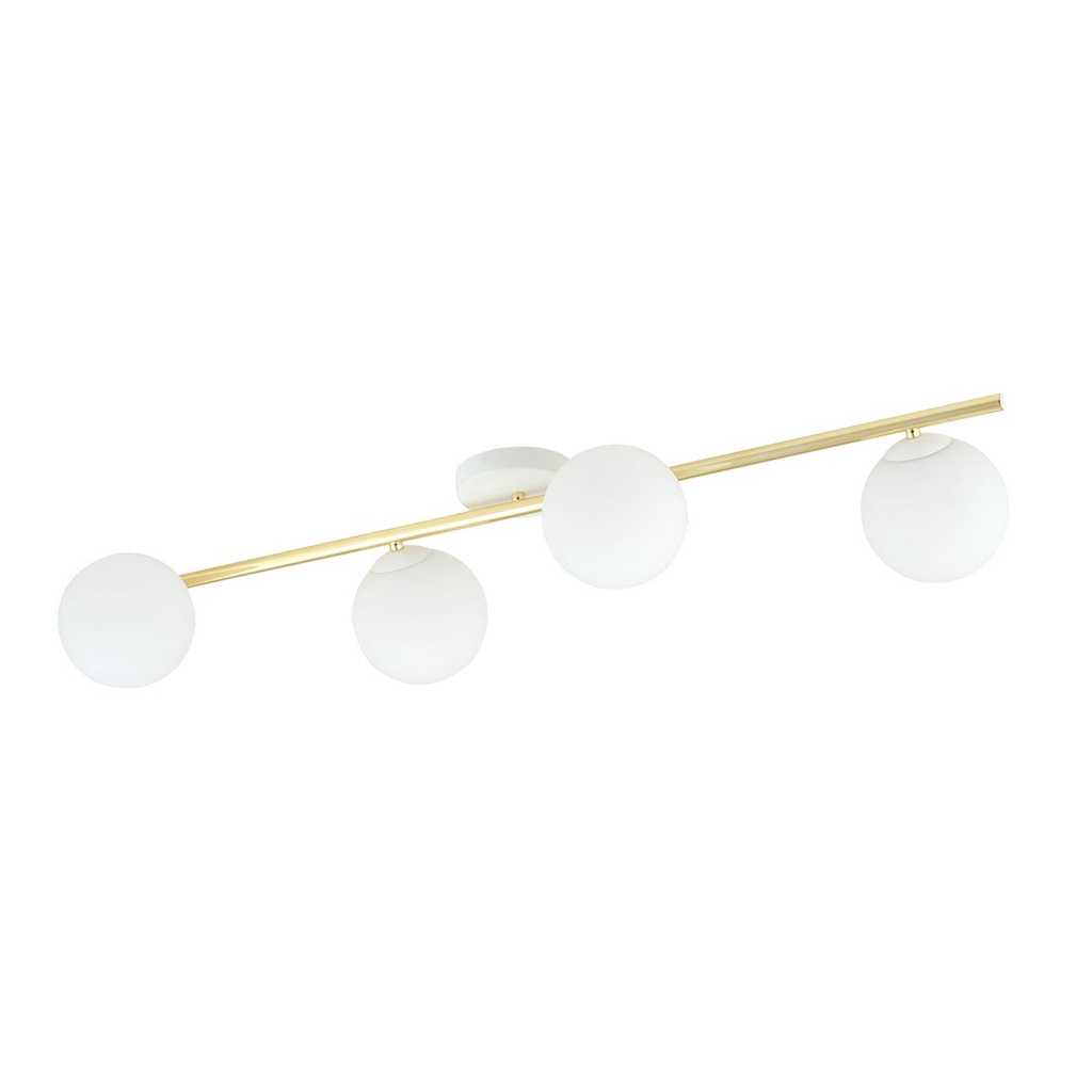 [1249/4] Plafonnier opale Splendi 4 Wh