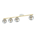 Monza 4 Wh Grafit ceiling lamp