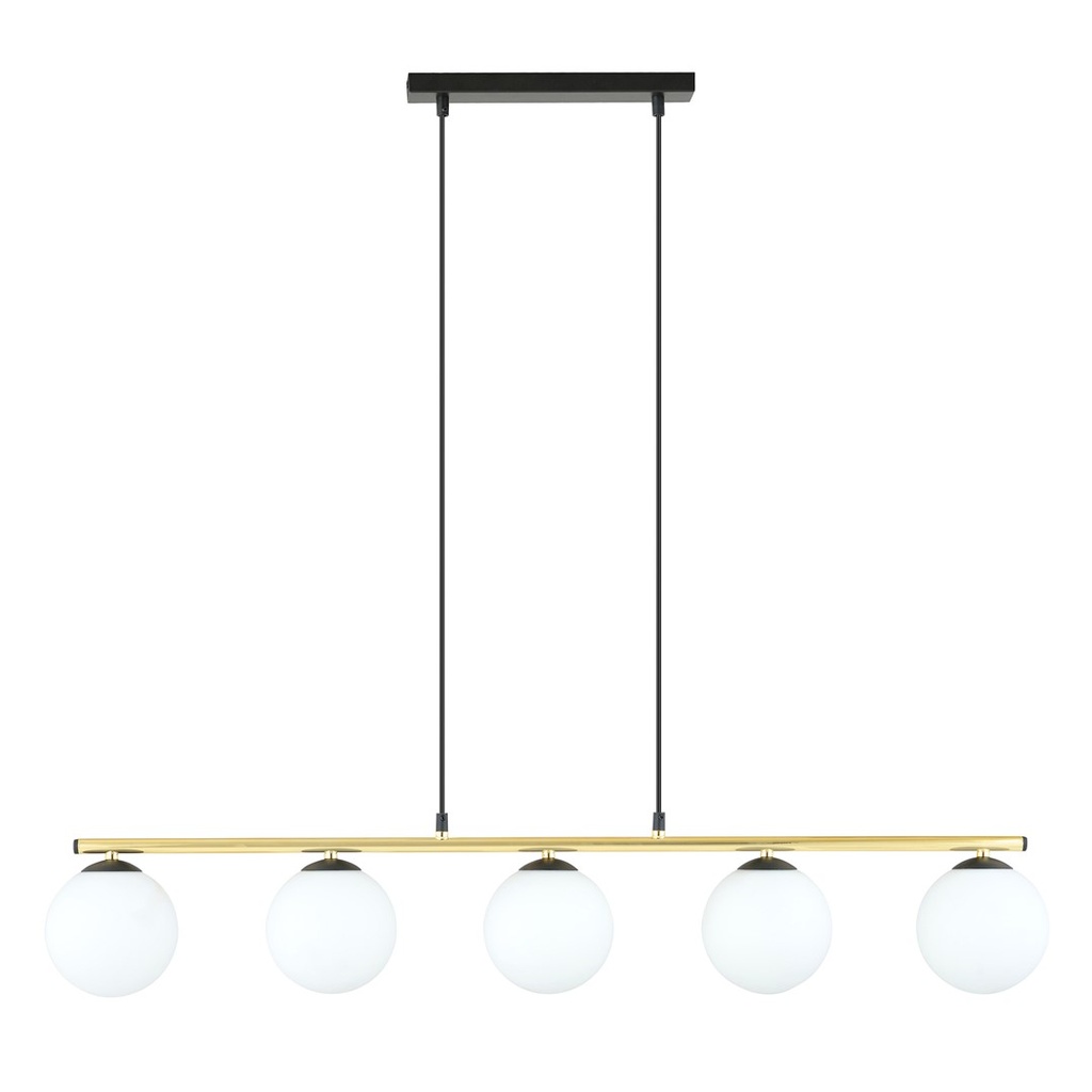 Pendant lamp Quando 5 Bl Opal