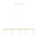 Pendant lamp Quando 5 Wh Opal