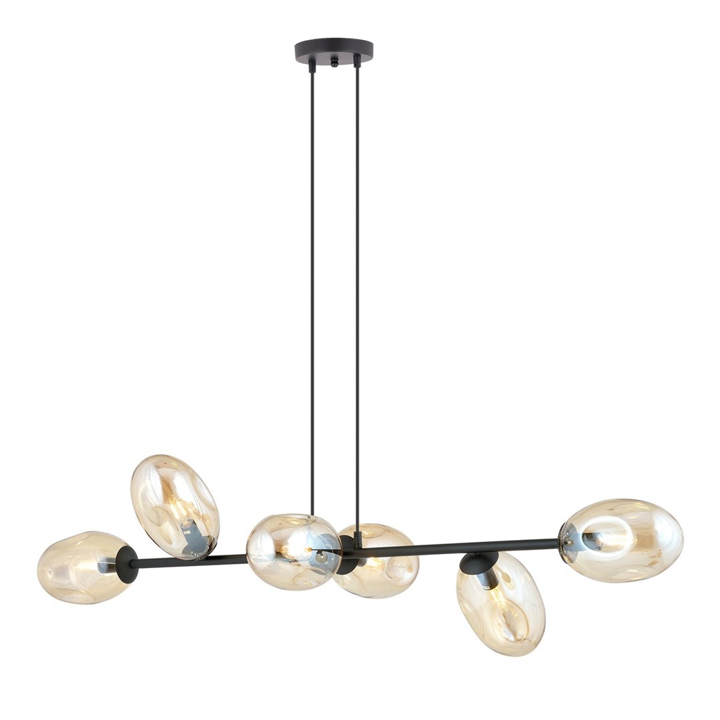 [1264/6] Pandora 6 Bl Miodowy pendant lamp