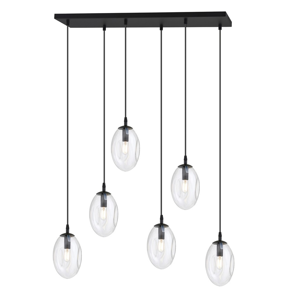 Astral 6 Bl Transparent pendant lamp