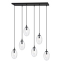 Astral 6 Bl Transparent pendant lamp
