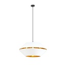 Lampe à suspension Piano 1 blanc/doré