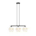 Lampe suspendue Piano 3 blanc/doré