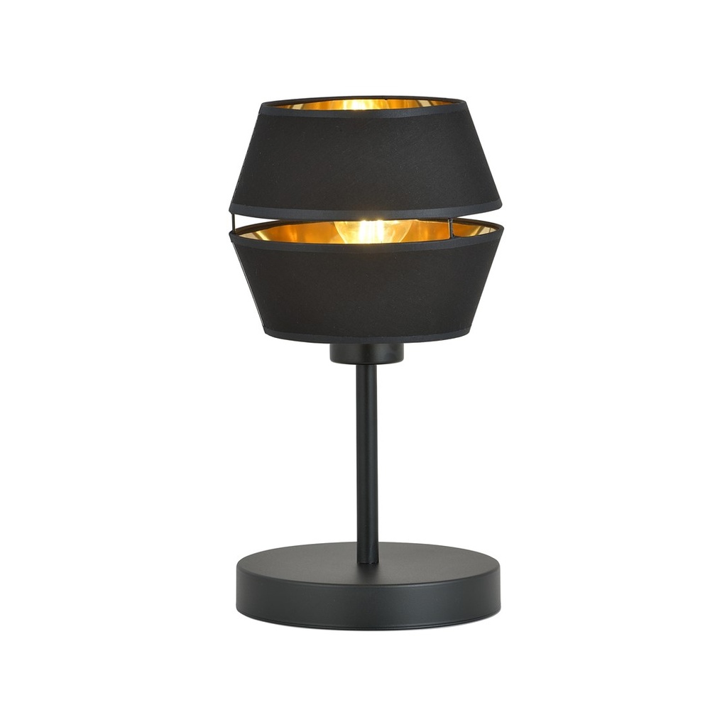 [1183/LN] Piano Ln Black/Gold table lamp