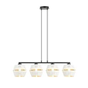 Malia 4 White/Gold pendant lamp