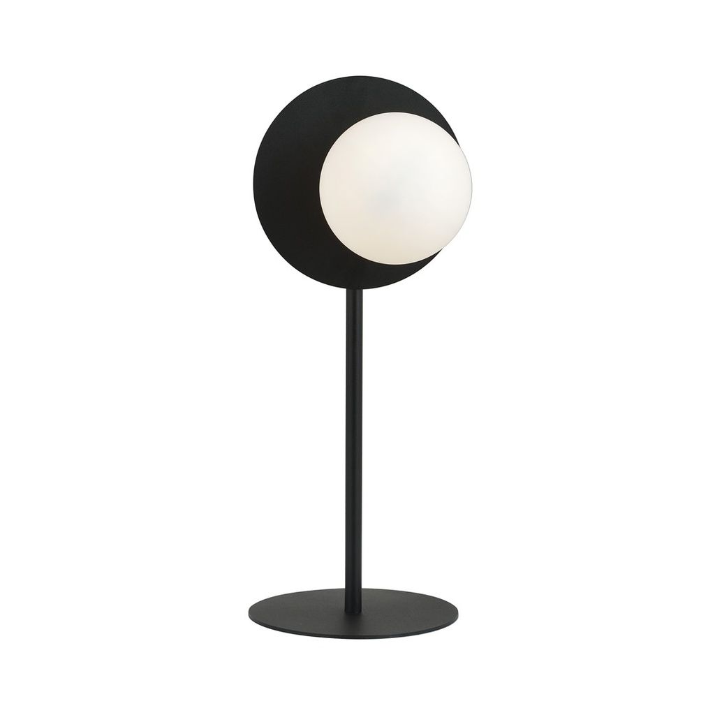 [1187/LN] Oslo Ln Black/Opal table lamp