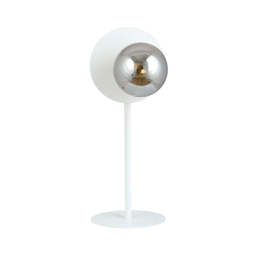 [1188/LN] Oslo Ln Weiß/Grafit Tischlampe