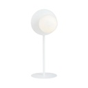 Oslo Ln Weiß/Opal Tischlampe