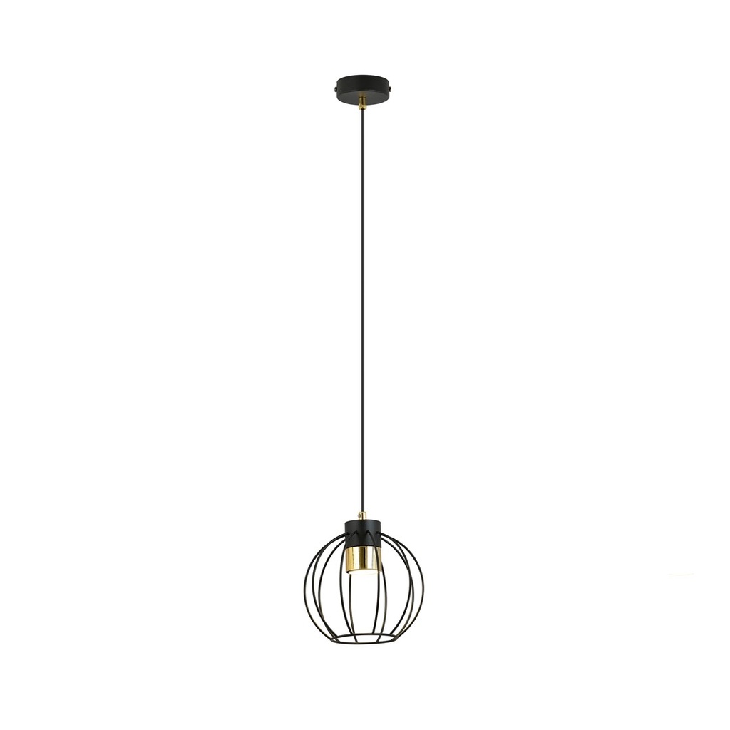 Suspension Ajax 1 Noir/Doré