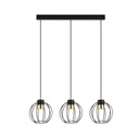Ajax 3 Black/Gold pendant lamp