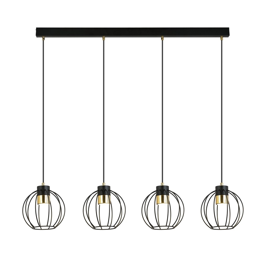 [1200/4] Suspension Ajax 4 Noir/Or