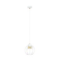 Ajax 1 White/Gold pendant lamp