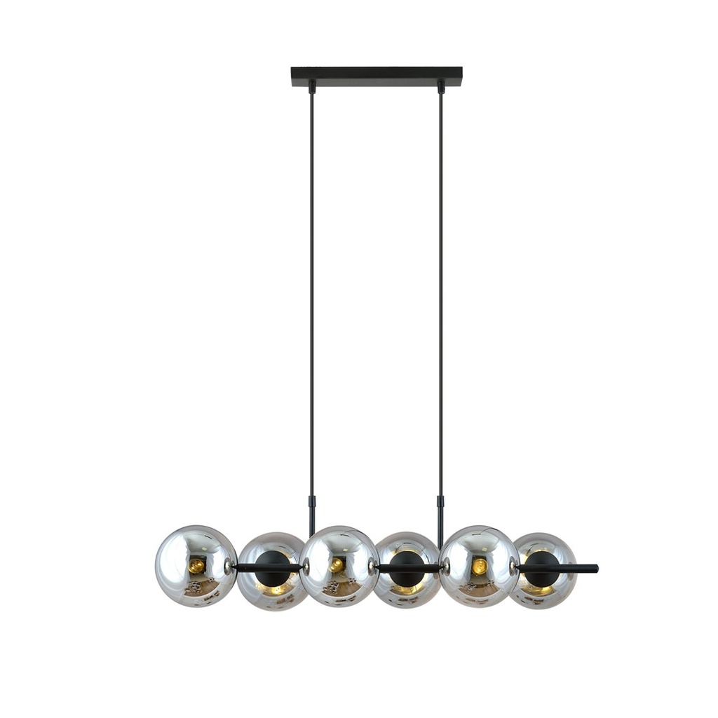 [1207/6] Rory 6 Grafit pendant lamp