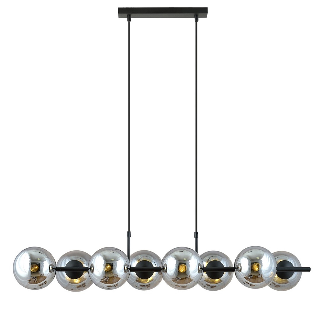 [1207/8] Lampe suspendue Rory 8 Grafit