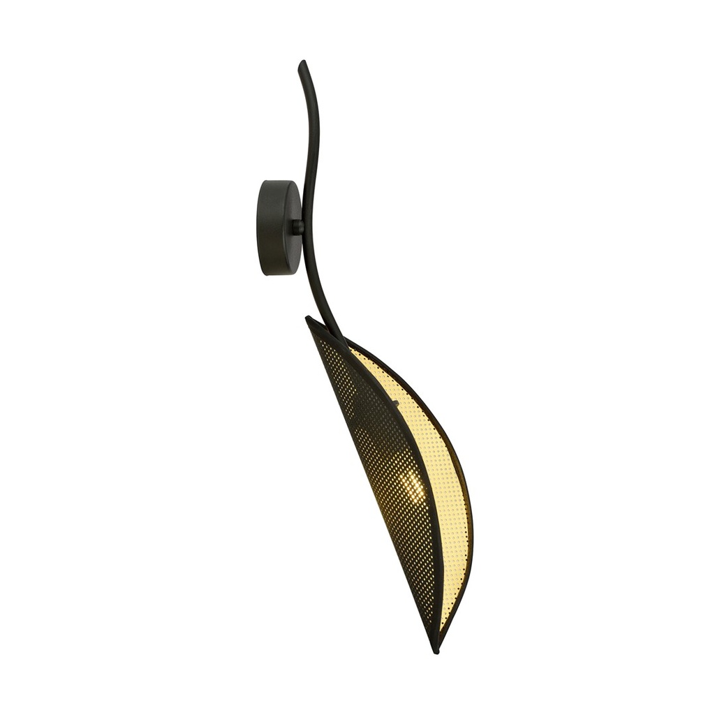 Lotus K1 Black/Gold wall lamp