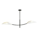 Lotus 2 White/Gold ceiling lamp