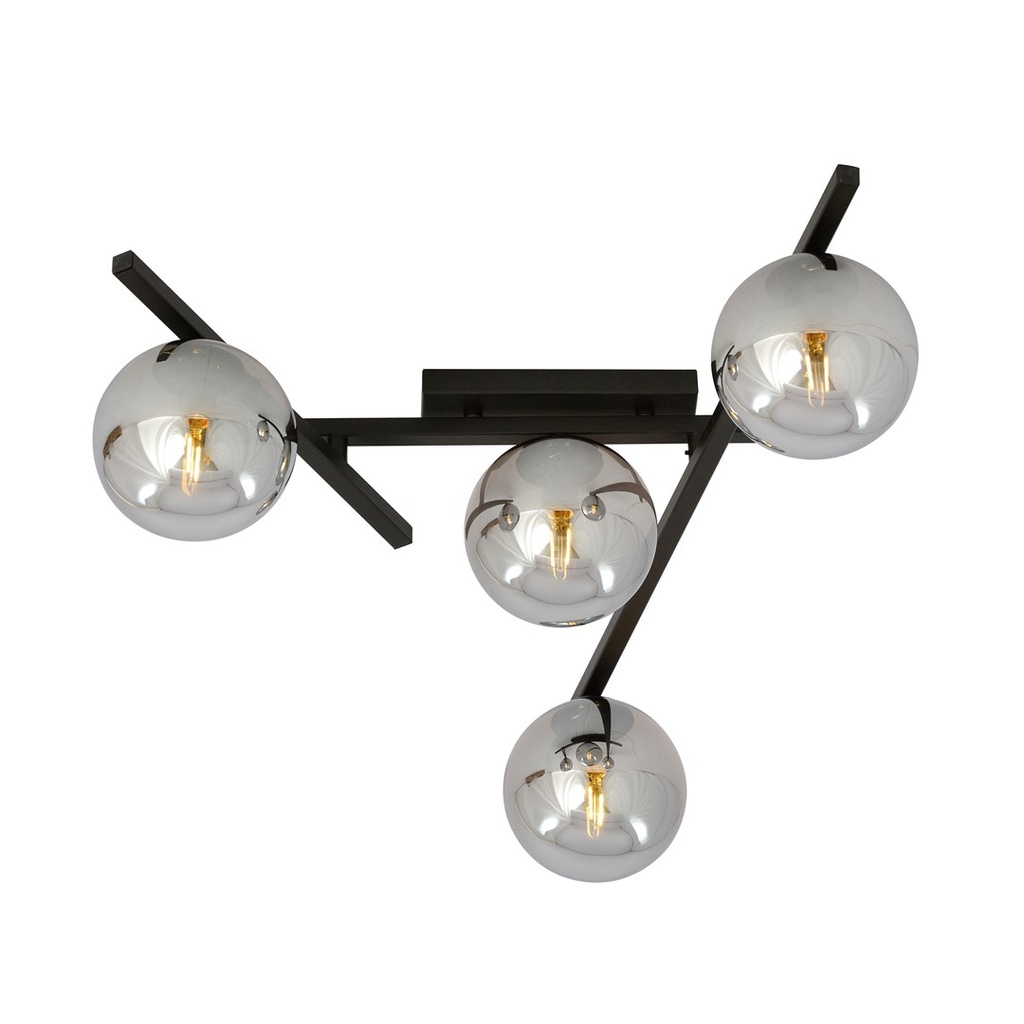 [1104/4] Smart 4 Black/Grafit ceiling lamp