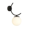 Boston K1 Black/Opal wall lamp