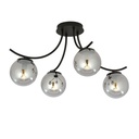 Boston 4 Black/Grafit ceiling lamp