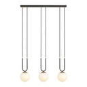 Glam 3 Schwarz/Opal Pendelleuchte