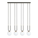 Glam 4 Black/Opal pendant lamp