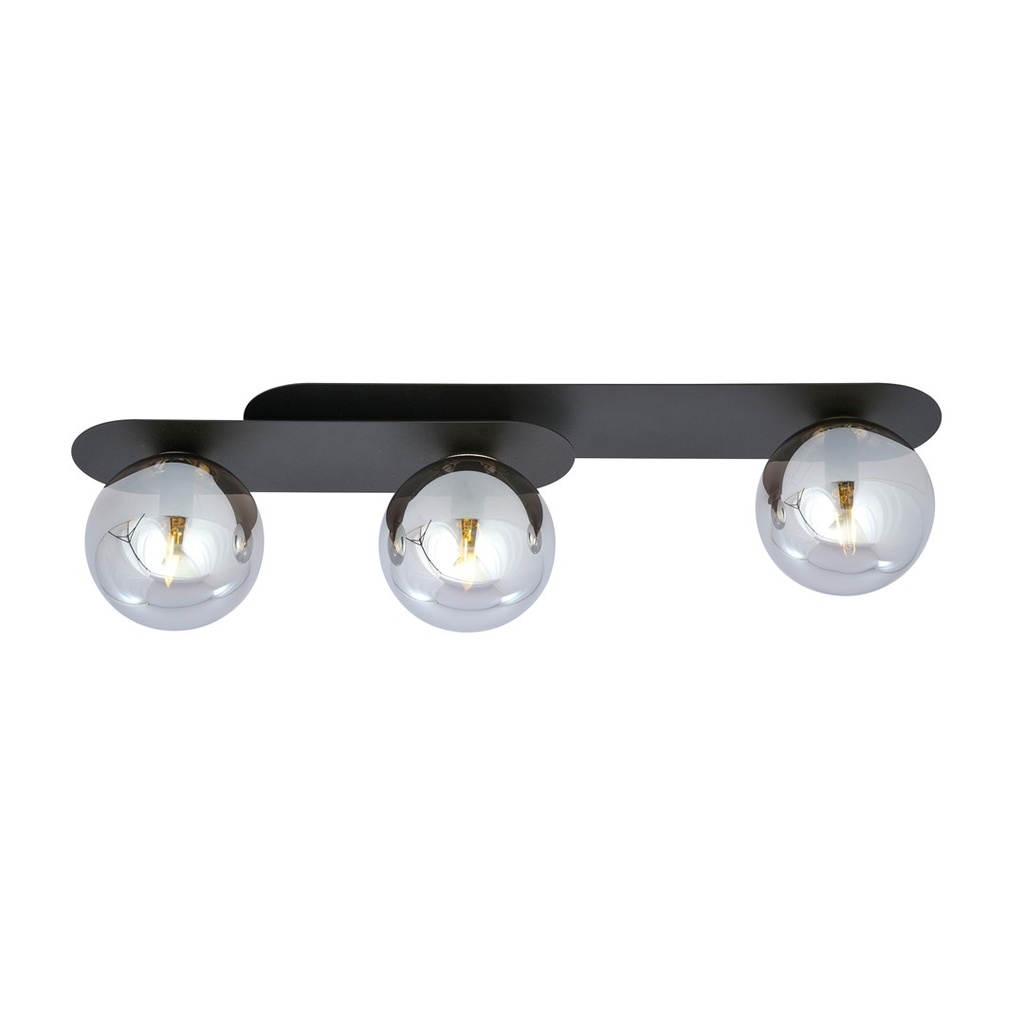 [1119/3] Plaza 3 Black/Grafit ceiling lamp