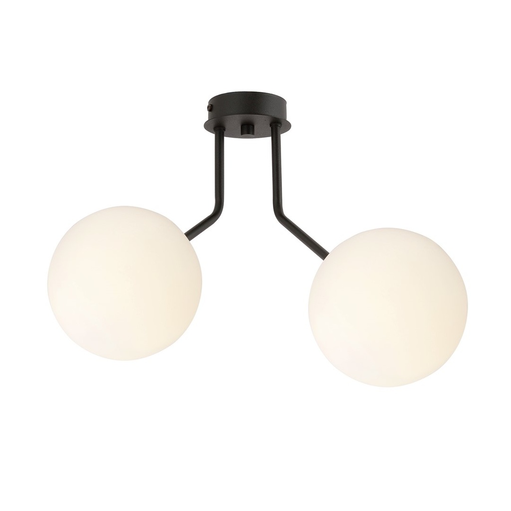 Nova 2 Black/Opal ceiling lamp