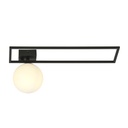Imago 1B Black/Opal ceiling lamp