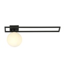Plafonnier Imago 1C noir/opale