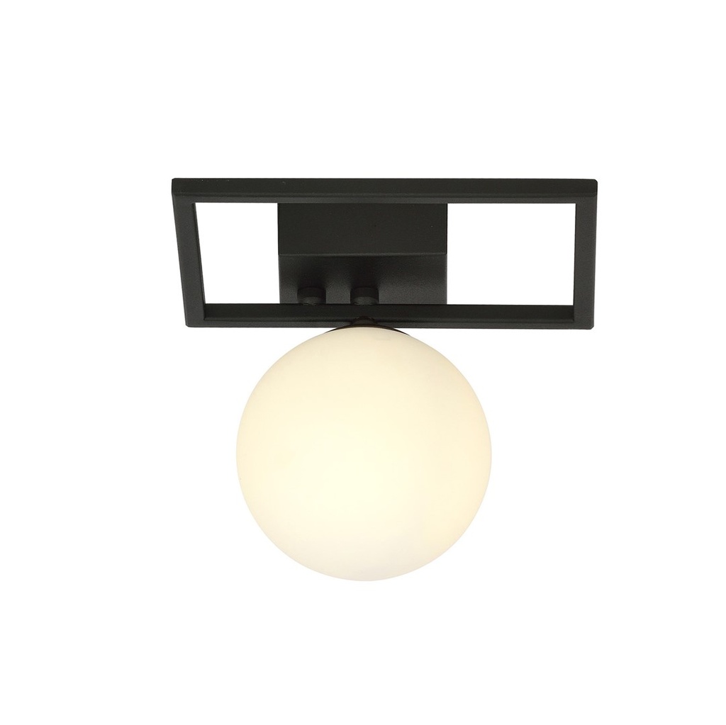 [1130/1E] Plafonnier Imago 1E noir/opale