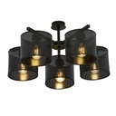Jordan 5 Black ceiling lamp