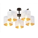 Jordan 5 White/Gold ceiling lamp