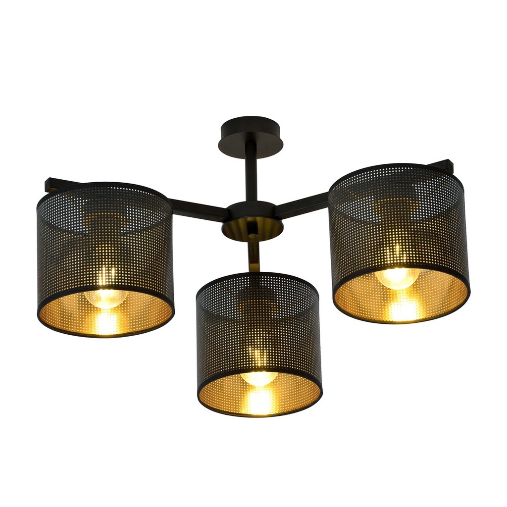 Jordan 3 Black/Gold ceiling lamp