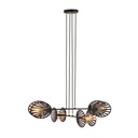 Playa 4 Black pendant lamp