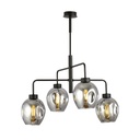 Lukka 4 Black/Grafit pendant lamp