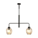 Lukka 2 Black/Amber pendant lamp