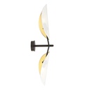 Vene K2 Weiß/Gold Wandleuchte