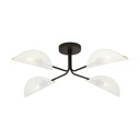 Gomez 4 White/Gold ceiling lamp