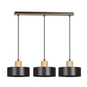 Torin 3 Black pendant lamp